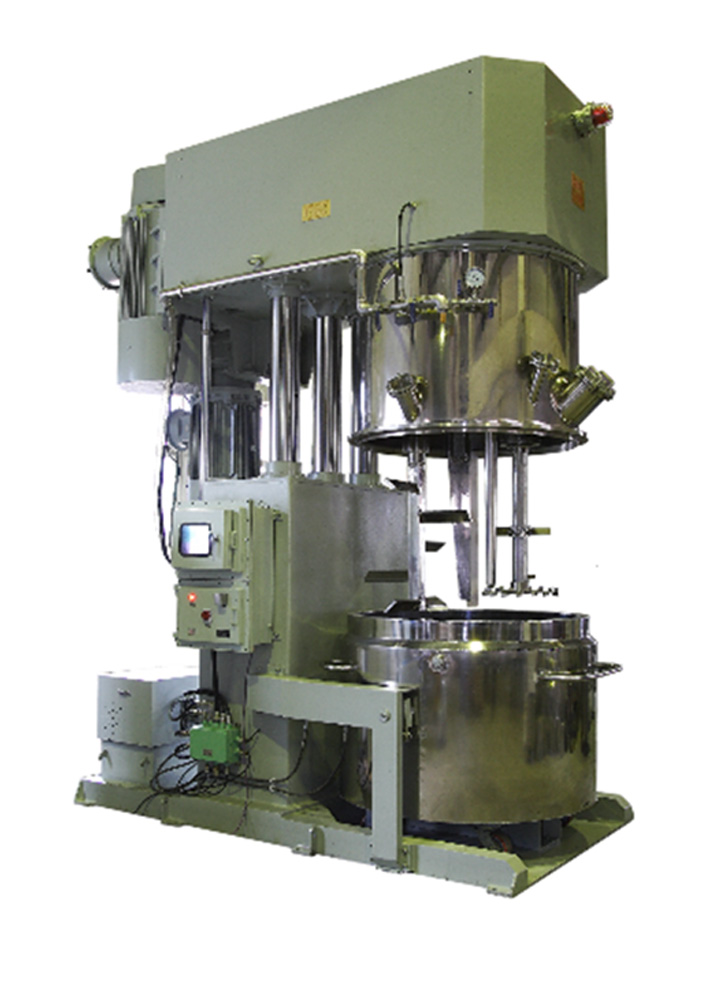 Planetary mixer with disperser